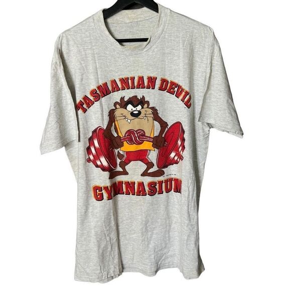 VTG Tasmanian Devil Gymnasium T Shirt XL - Picture 1 of 7